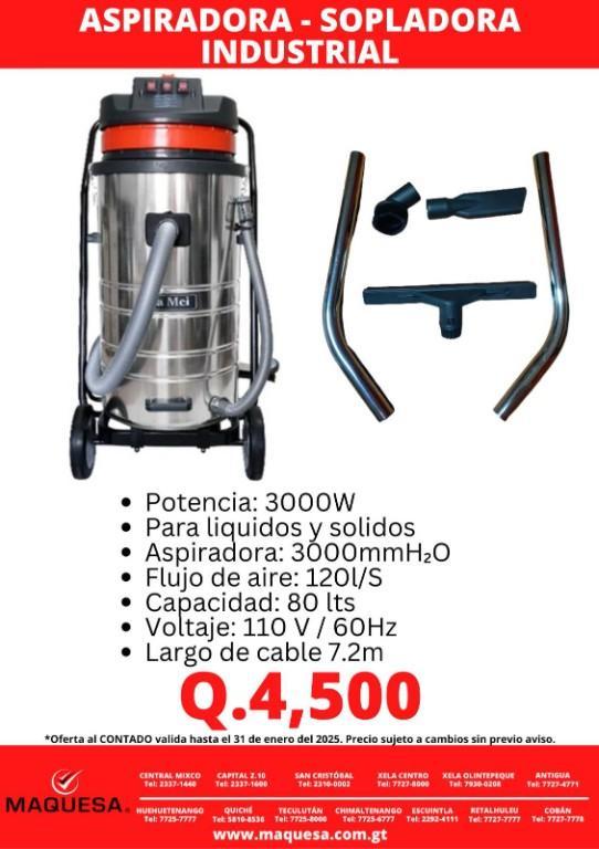 ! ASPIRADORA - SOPLADORA INDUSTRIAL ! en Chinautla - Imagen 1