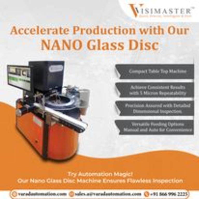 Glass Disc Machine for Plastic & Rubber Parts Inspection Pune in India - Image 2