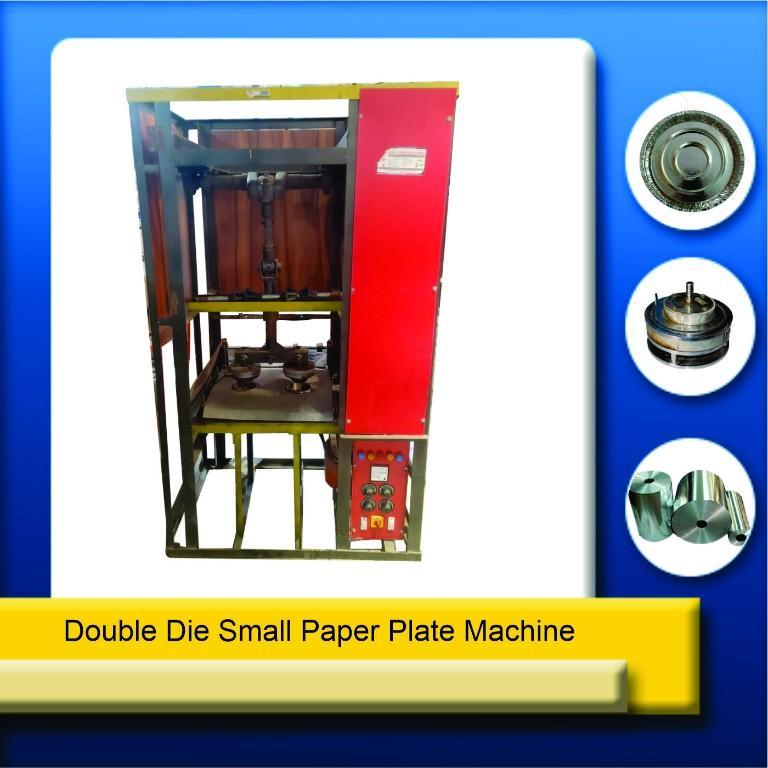 Double Die Paper Plate Machine - ASVR Engineering in India - Image 1