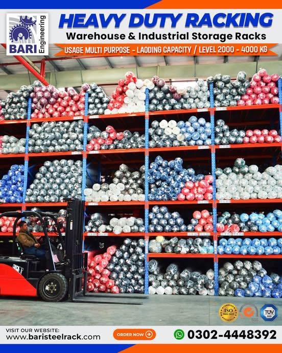 Textile Storage Rack | Fabric Roll Storage Rack | Yarn Storage R in Lahore - Image 1