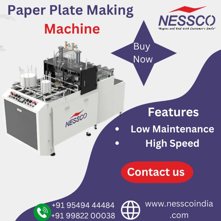 Nessco Automatic Paper Plate Making Machine at Best Price in India - Image 1