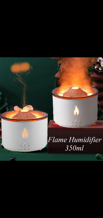 Creative Ultrasonic Essential Oil Humidifier Volcano Aromatherap in New York - Image 1