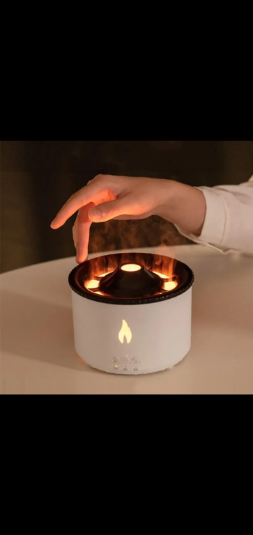 Creative Ultrasonic Essential Oil Humidifier Volcano Aromatherap in New York - Image 2
