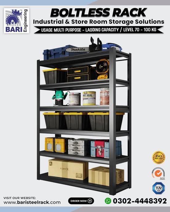 Office Rack | Garage Storage Rack | Shop Display Rack | Shop Rac in Cantonment - Image 2