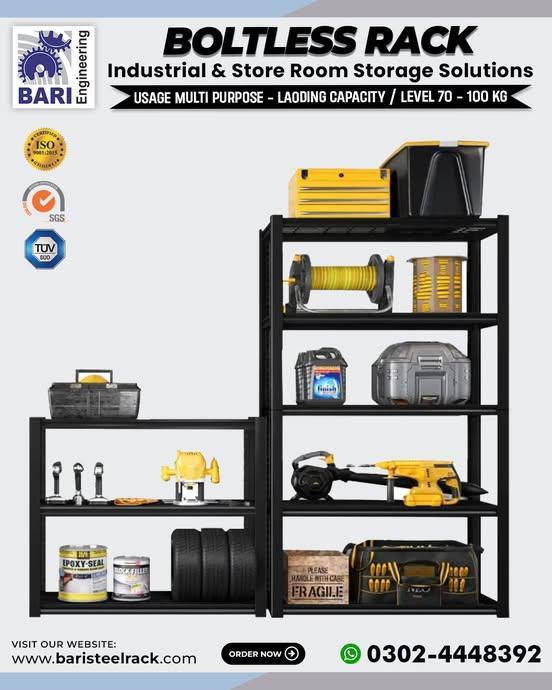 Office Rack | Garage Storage Rack | Shop Display Rack | Shop Rac in Cantonment - Image 4