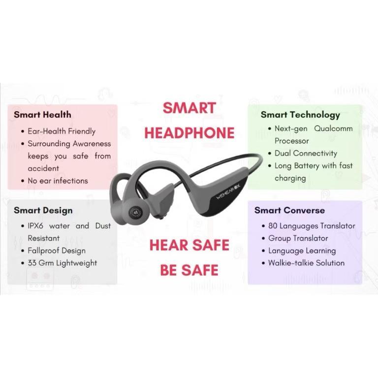 Smart headphone wireless bluetooth bone conduction technology in Philippines - Image 2