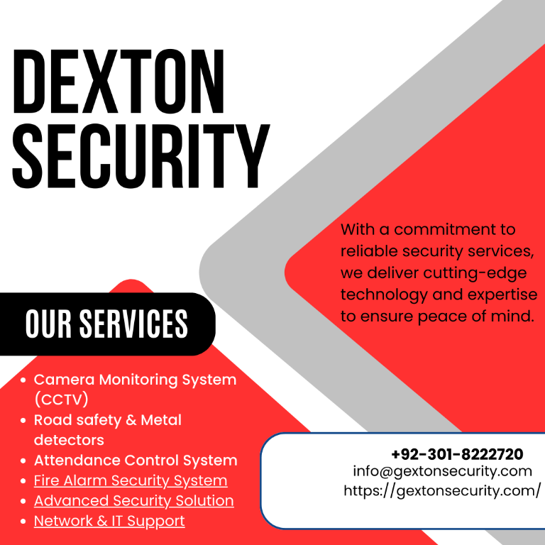 Secure Your Future with Gexton Security – Advanced Solutions for in Pakistan - Image 1