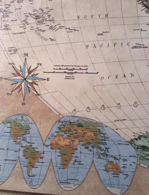 World map wall art in Phoenix - Image 7