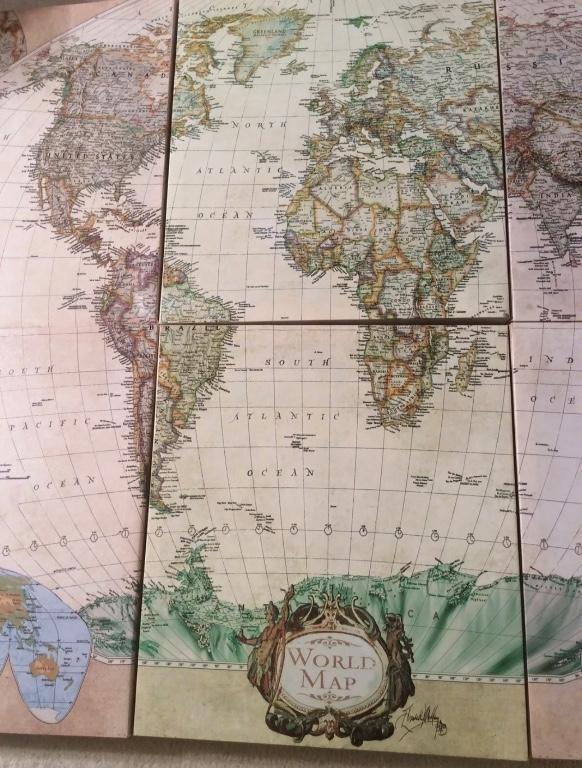 World map wall art in Phoenix - Image 6