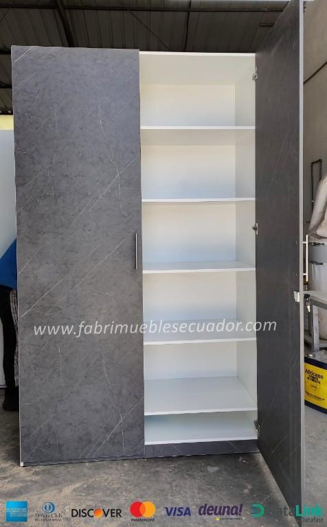 BIBLIOTECA EN MELAMINA + REPISAS INTERNAS en Cayambe - Imagen 2