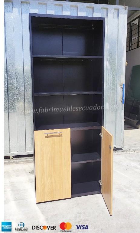 BIBLIOTECAS EN MELAMINA + 2 PUERTAS INFERIORES en Cayambe - Imagen 3
