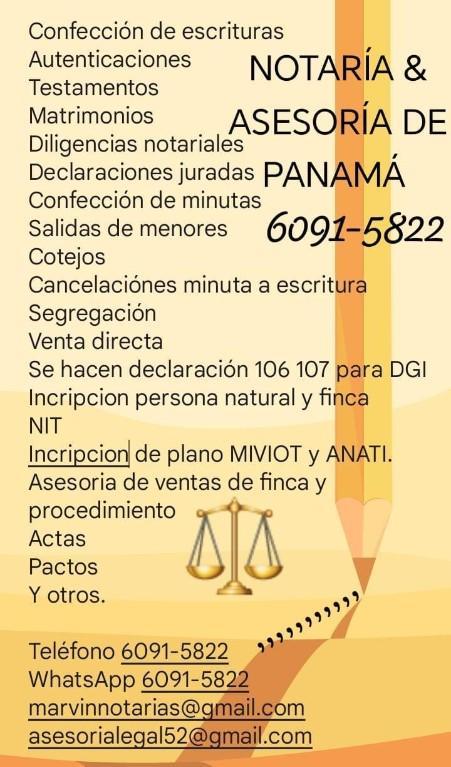 NOTARÍA & ASESORÍA LEGAL en Balboa Heights - Imagen 2