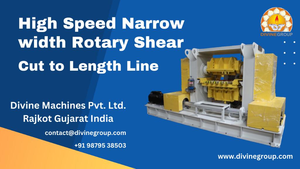 High Speed Narrow width Rotary Shear Cut to Length Line in Rajkot - Image 1