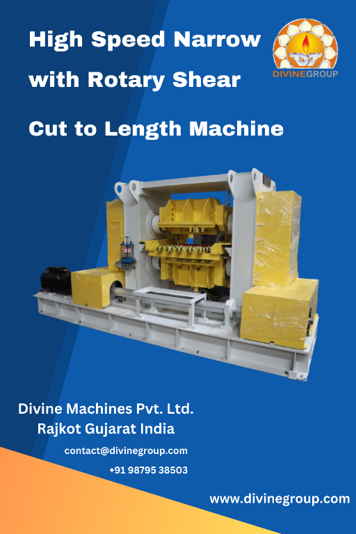 High Speed Narrow width Rotary Shear Cut to Length Line in Rajkot - Image 2