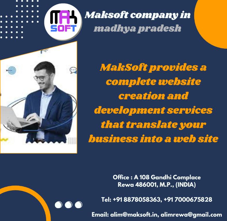 MakSoft provides a complete website creation and development . in Allahabad - Image 1
