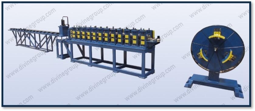 DIN Mounting Channel Profile Line Roll Forming Machine Mfg in Rajkot - Image 1