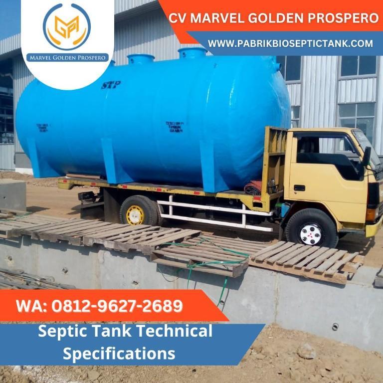 Septic Tank Technical Specifications in Indonesia - Image 1