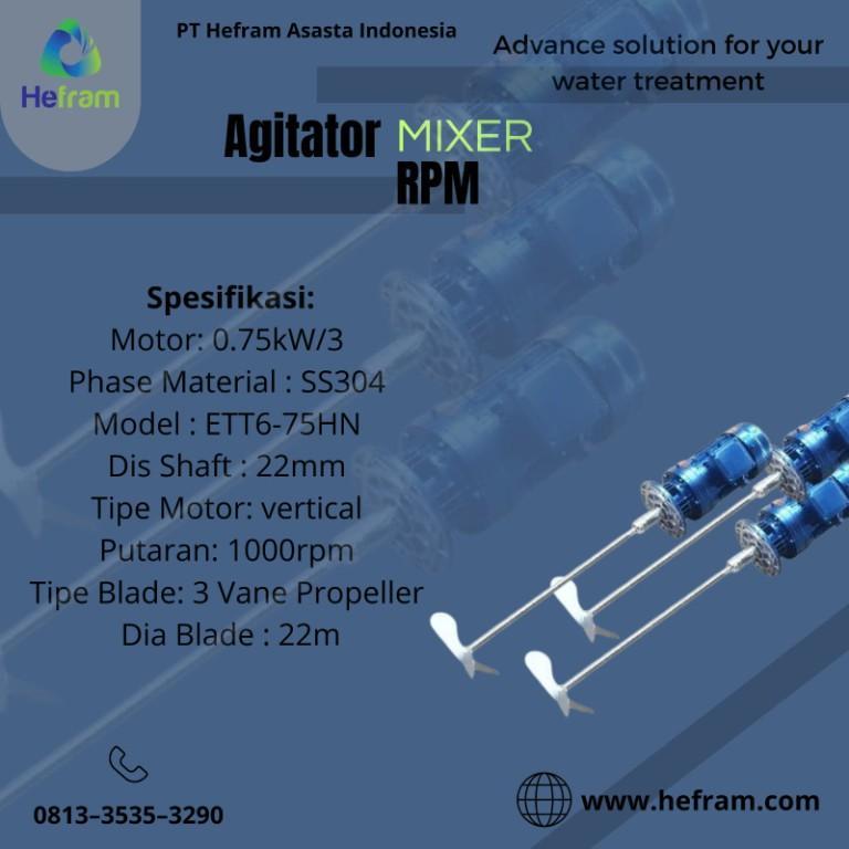 Jual Agitator Mixer Rpm in Indonesia - Image 2