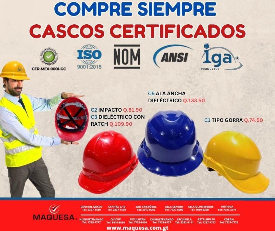 CASCOS CONTRA IMPACTO CERTIFICADOS en Guatemala - Imagen 4