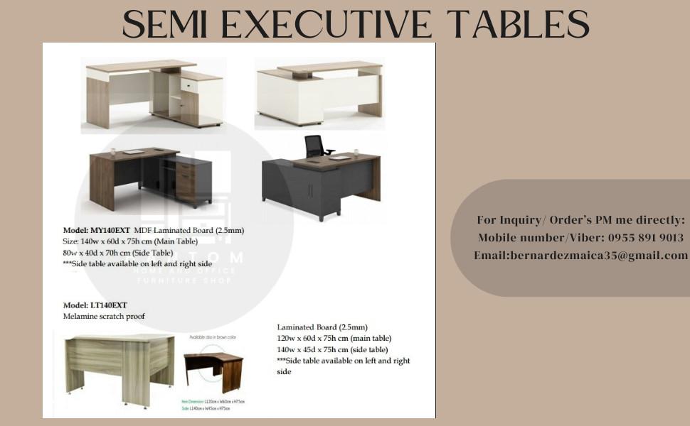 READY MADE AND CUSTOMIZE EXECUTIVE TABLE in Valenzuela - Image 5
