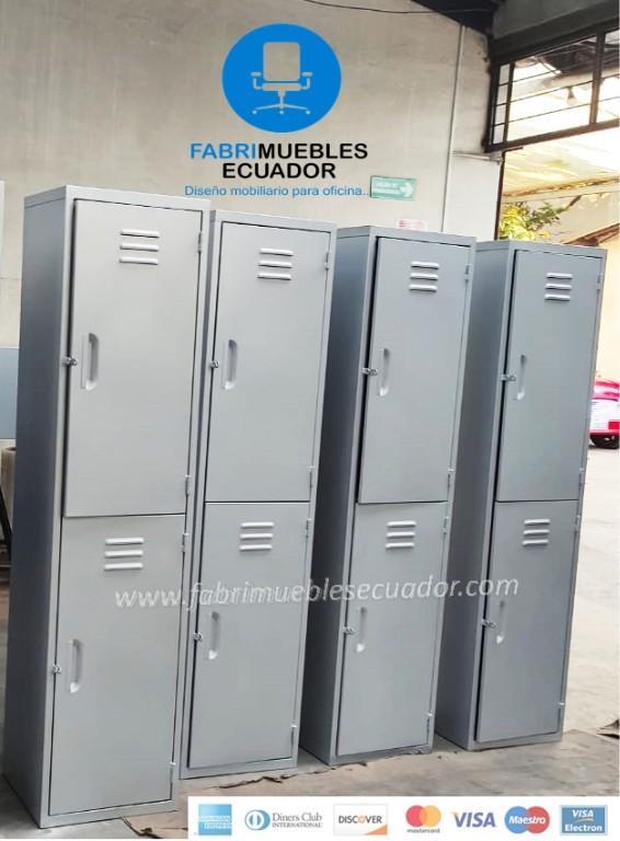 CASILLEROS METÁLICOS DE 2 SERVICIOS + REPISA INTERNA en Cayambe - Imagen 1