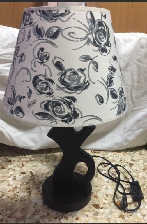 Designer floral lamp- cath-kidston-style like design in Singapore - Image 1