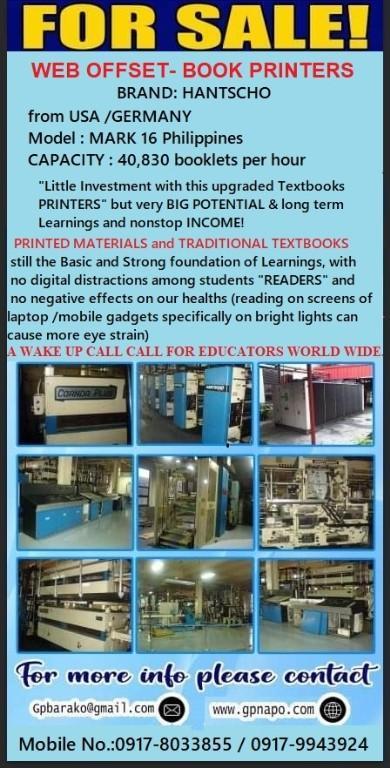 Web Offset Book Printer in Pasig - Image 2