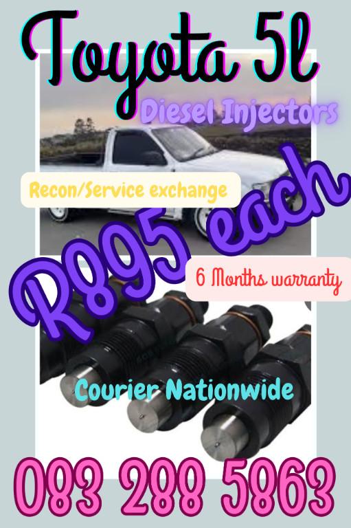 Toyota 5l Diesel Injectors in Durban - Image 1