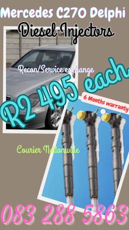 Mercedes C270 Delphi Diesel Injectors in Durban - Image 1