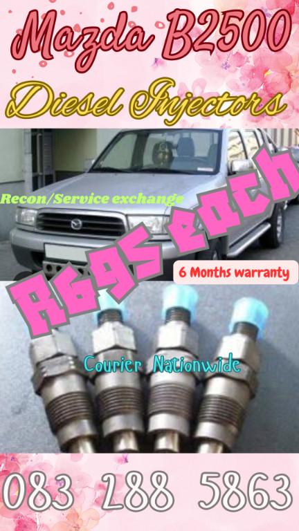 Mazda B2500 Diesel Injectors in Durban - Image 1