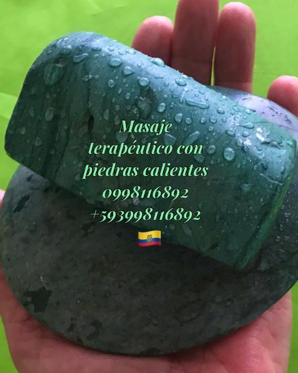 MASAJE TERAPÉUTICO CON PIEDRAS CALIENTES en Ecuador - Imagen 5