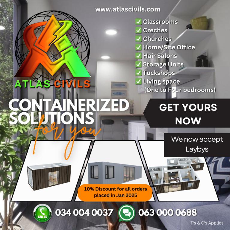 BEST PRICES Second-Hand Containers for Less – Atlas Civils in Kathu - Image 1