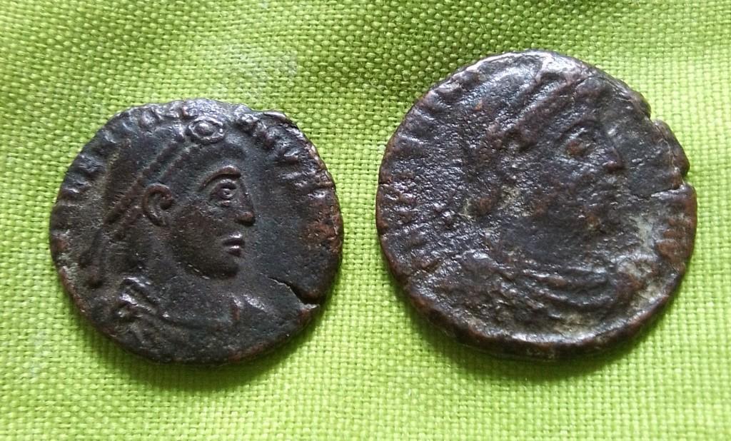 VALENTINIANO I BAJO IMPERIO ROMANO 4 MONEDAS ROMANAS en Mixco - Imagen 3