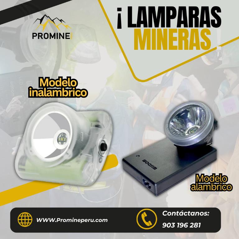 LAMPARAS MINERAS - MODELO INALÁMBRICO - MODELO ALAMBRICO en Perú - Imagen 1