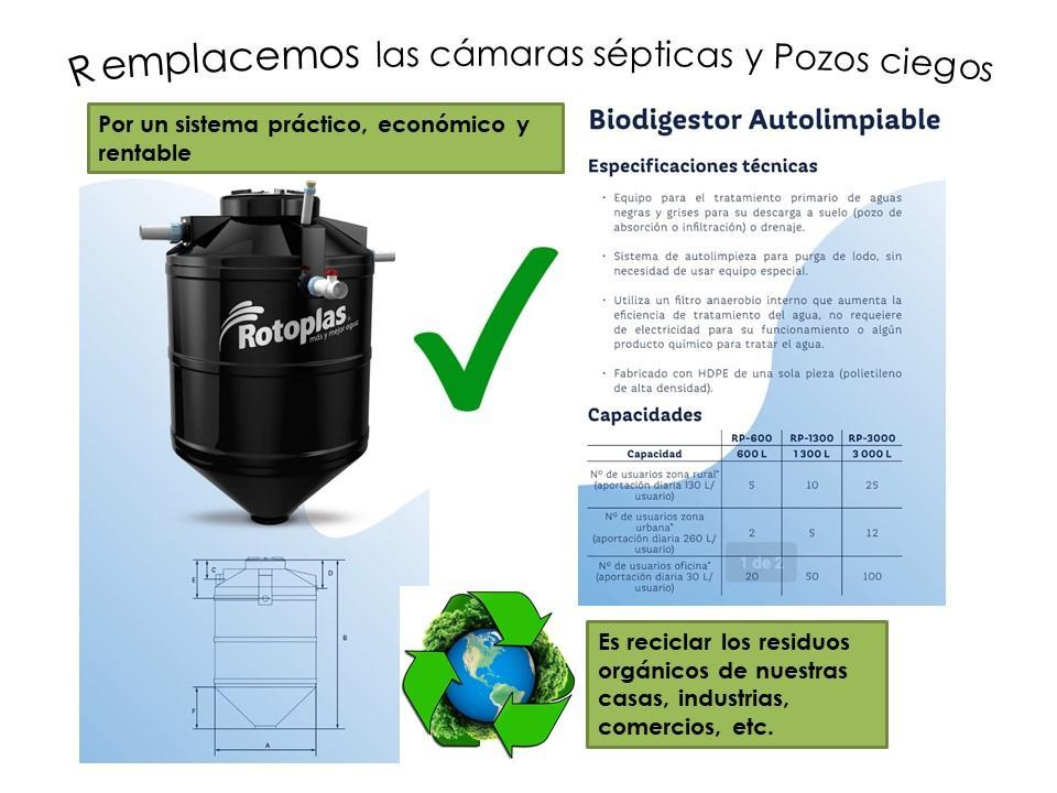 BIODIGESTORES EN VEZ DE POZOS CIEGOS. AYUDAMOS AL AMBIENTE en Capiatá - Imagen 2