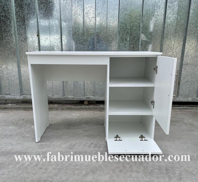 ESCRITORIO ESTUDIANTIL EN MELAMINA + REPISAS Y PUERTAS ABATIBLES en Cayambe - Imagen 4