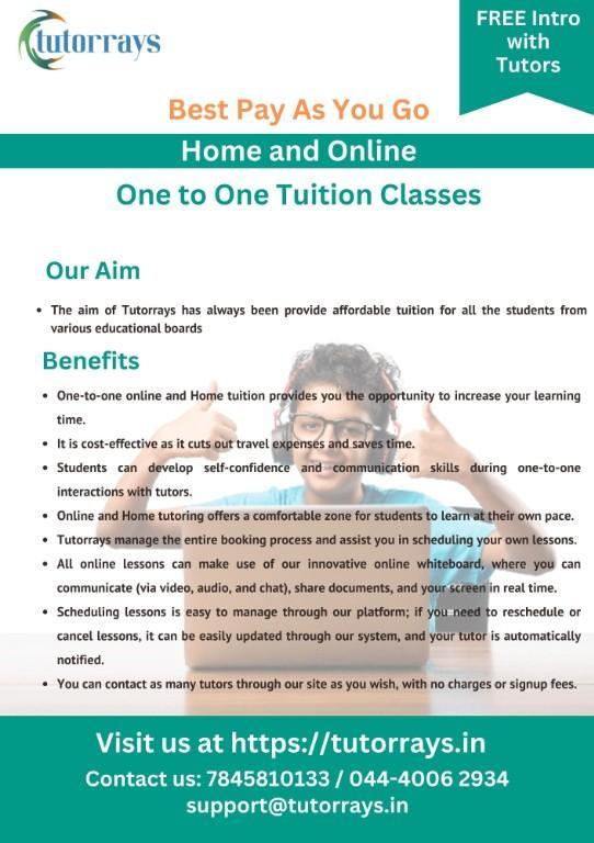 Tutorrays - Your Personalized Tuition Platform! in Uthukottai - Image 2