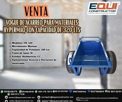 Vogue de acarreo para Hypermaq para el estado de Morelos en El Mante - Imagen 1