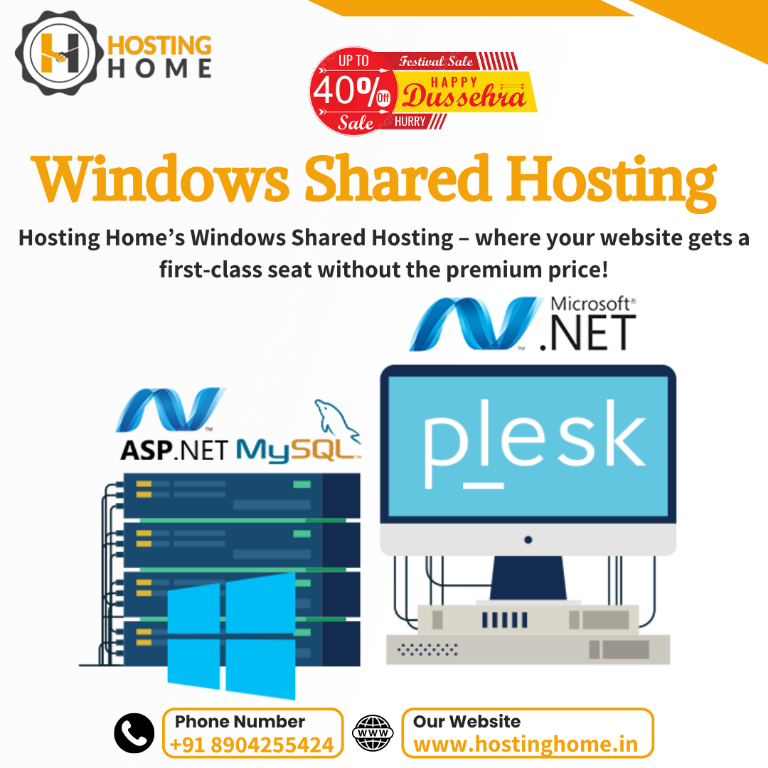 Top-Notch Windows Shared Hosting from Hosting Home in India - Image 2