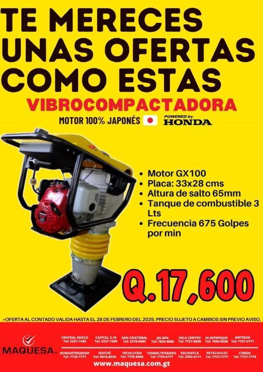 VIBROCOMPACTADORA/BAILARINA en Guatemala - Imagen 1