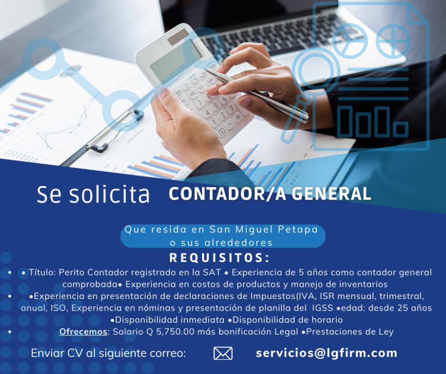 Perito Contadora/Secretaria Contadora en Chinautla - Imagen 4