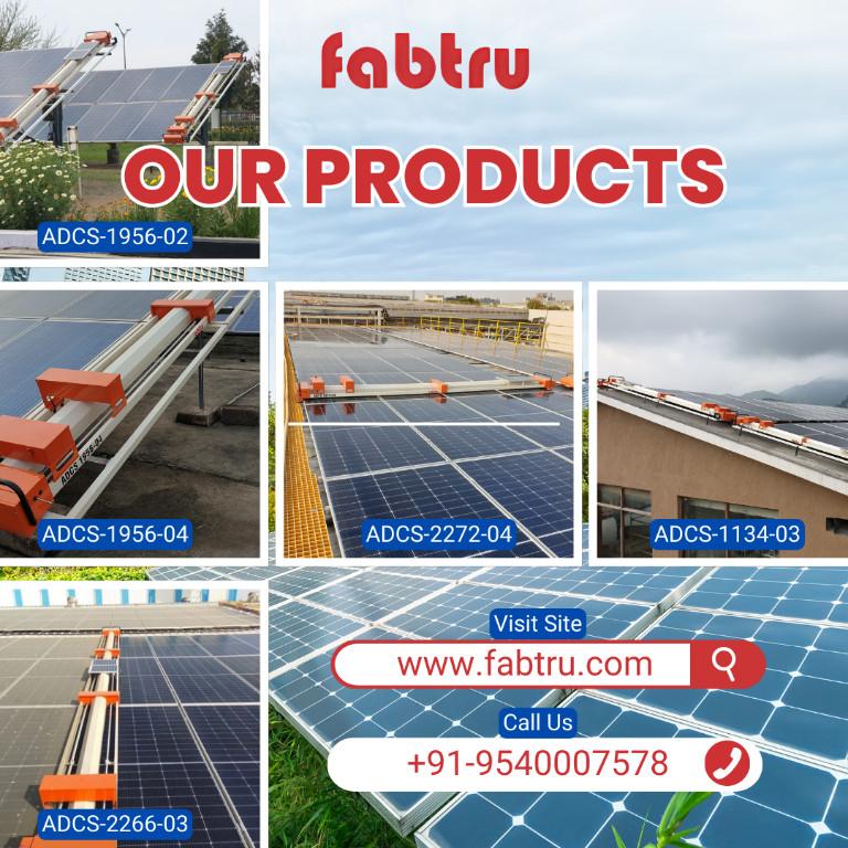 Automatic Solar Panel Cleaning Robots | Smart Solution FABTRU in India - Image 6