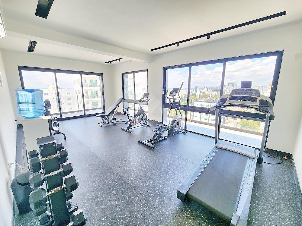 APARTAMENTO AMUEBLADO CON PISCINA PROXIMO PLAZA INTERNACIONAL en Santiago - Imagen 3