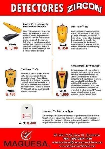 DETECTORES ZIRCON STUDSENSOR en Guatemala - Imagen 2