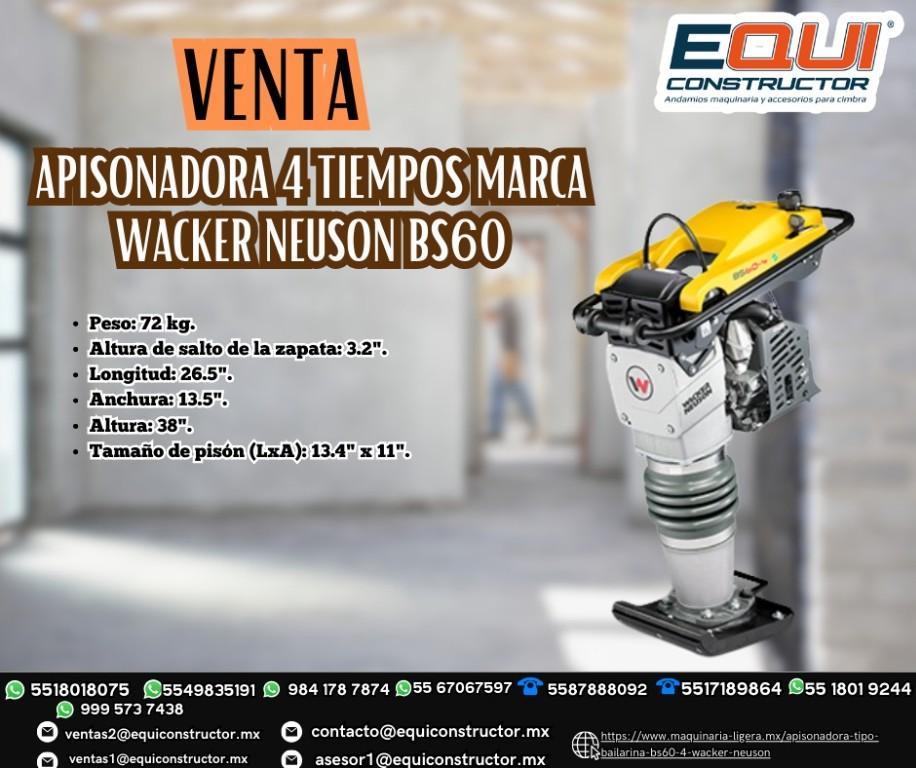 BS60 Wacker Compactación Profesional 4T en México - Imagen 1