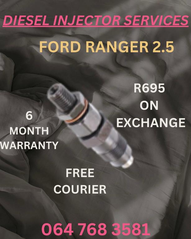 FORD RANGER 2.5 DIESEL INJECTORS SERVICES/ FOR SALE in Cape Town - Image 1