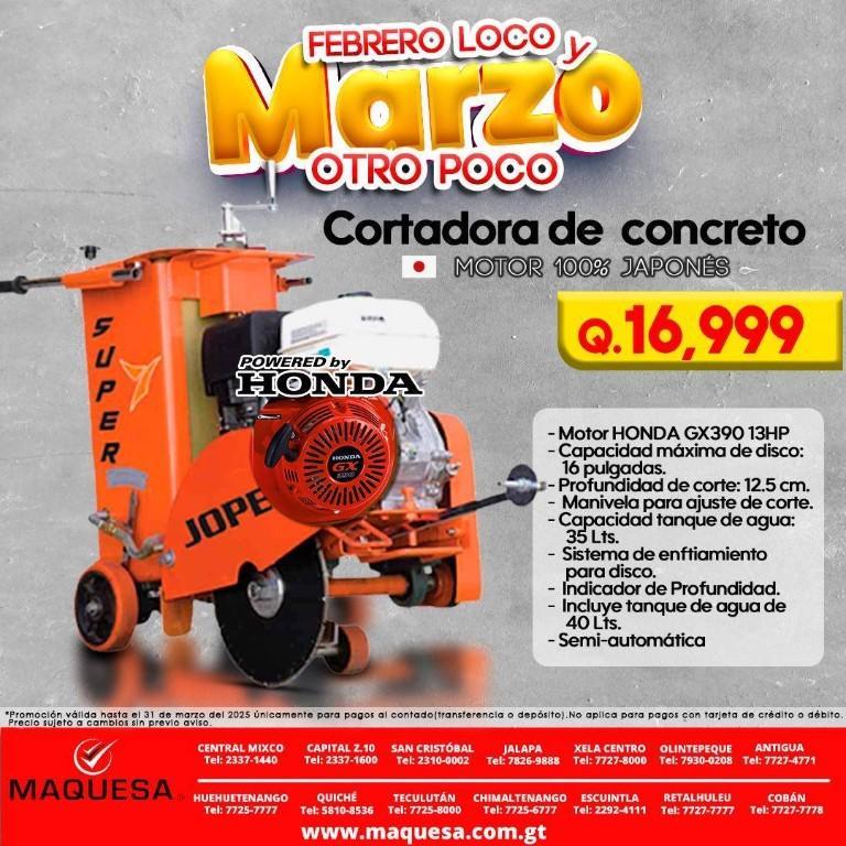 CORTADORA DE CONCRETO en Guatemala - Imagen 2