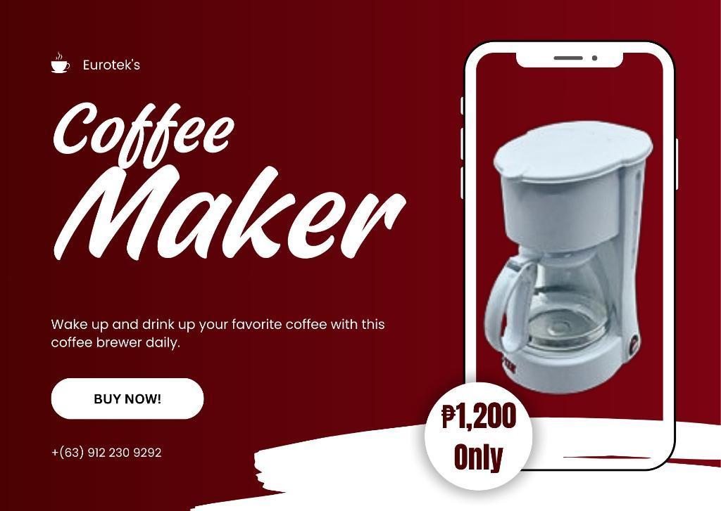 650mL Coffee Maker in Guiguinto - Image 2