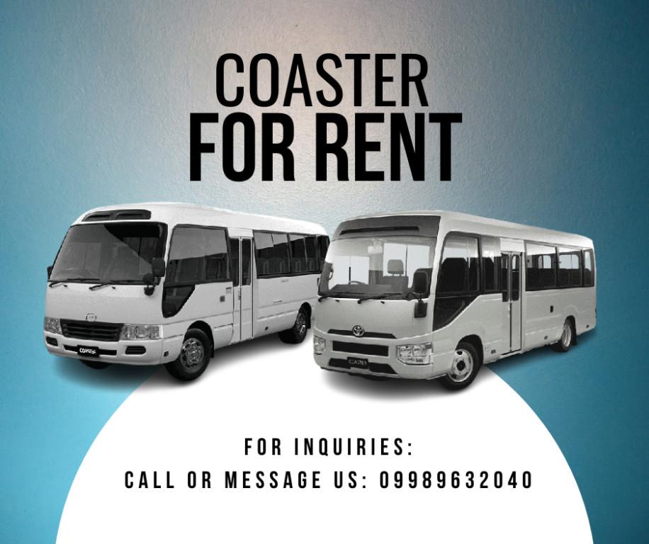 COASTER FOR RENT! BOOK NOW! CALL 09989632040 in Sucat - Image 1