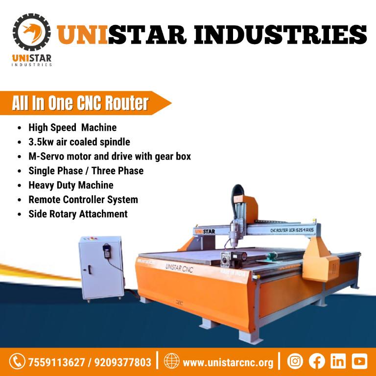 CNC Router Manufacturers In India - Unistar Industries in Chākan - Image 2